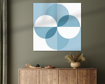 Scandinavian retro abstraction by Mad Dog Art