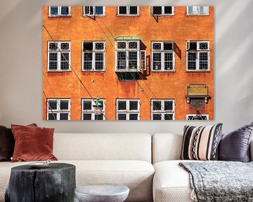 Close-up of the Facade of Nyhavn 41 by Evert Jan Luchies
