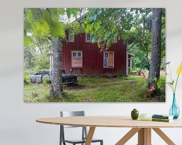 Autofriedhof Bastnas bei Tocksfors in Schweden von Evert Jan Luchies