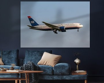 Luchtvaarthistorie: US Airways Boeing 767-200.