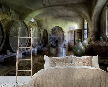 Some wine! by Urbex & Preciousdecay by Sandra