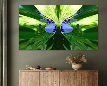 Art numérique abstrait 1513 Erupting Light