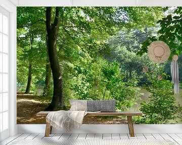 On the waterfront in the forest by Corinne Welp