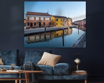Vieille ville avec canal à Comacchio Italie sur Animaflora PicsStock