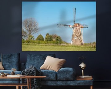 Niederländische Windmühle in der Betuwe