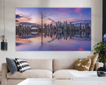 Ligne d'horizon de Toronto sur Photo Wall Decoration