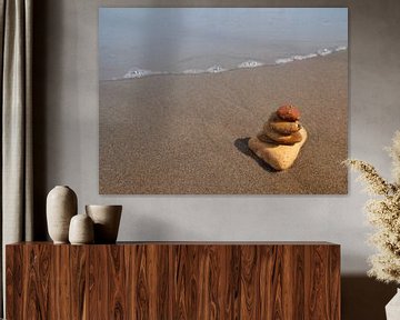 Zen Steine an einem Strand von Animaflora PicsStock