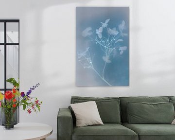 Blauwe Hortensia | Onderwaterbloemen | Fine Art van Nanda Bussers
