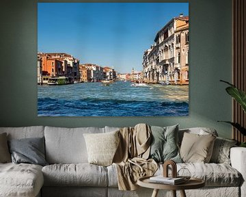 Oude Stad in Venetië op het Grote Kanaal van Animaflora PicsStock