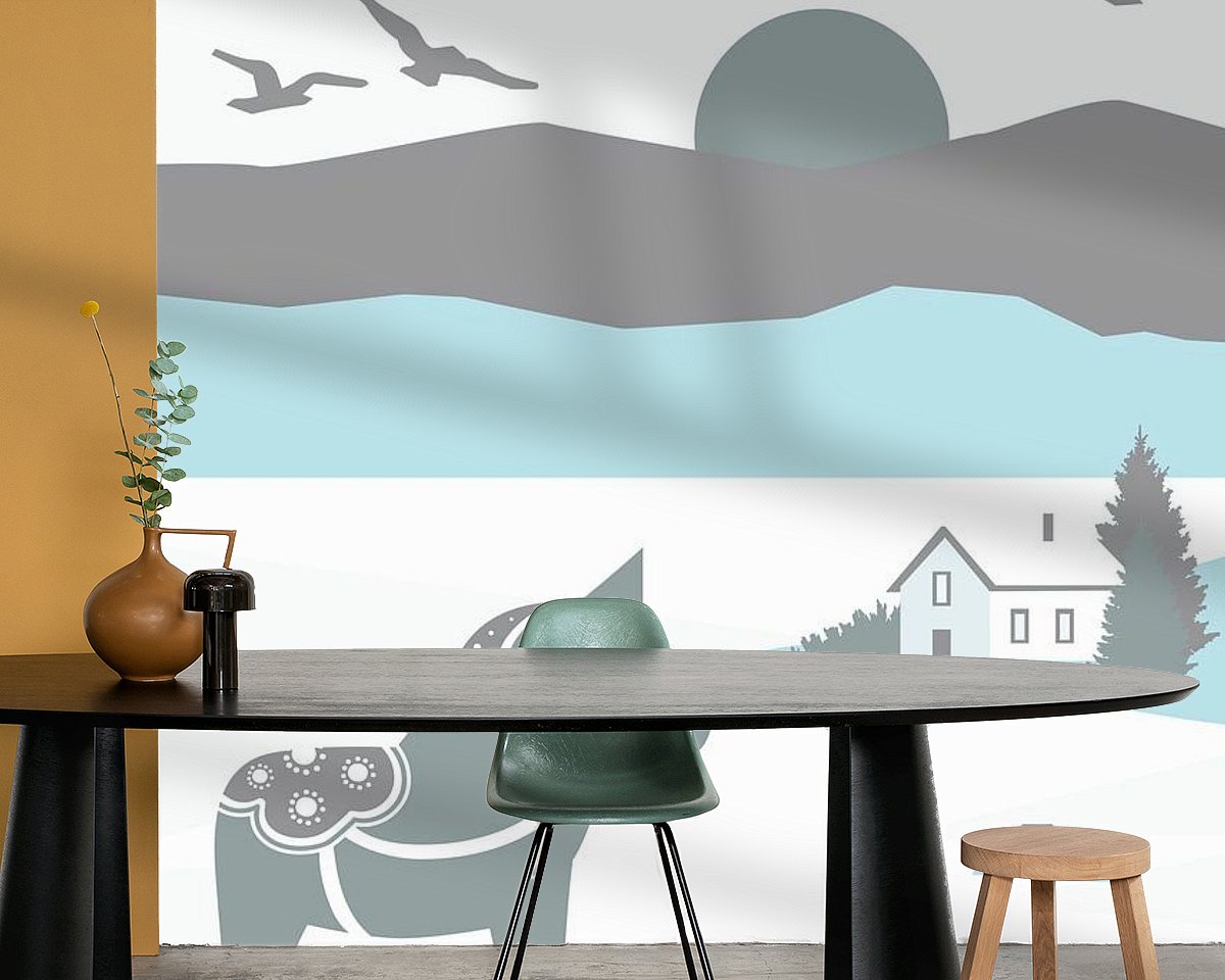 Example of the artwork in a room