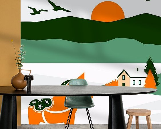 Example of the artwork in a room