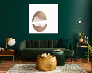 Floating egg sur Anja Jooren