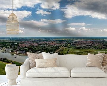 A wide view of the Lekdijk by Stefano Scoop