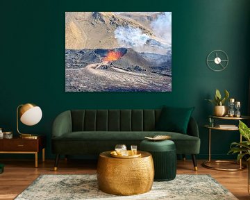 Vulkaan op Ijsland van Gert-Jan Siesling