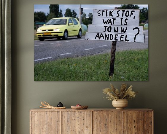 Example of the artwork in a room