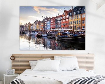 The iconic Nyhavn Copenhagen in Denmark by Evert Jan Luchies