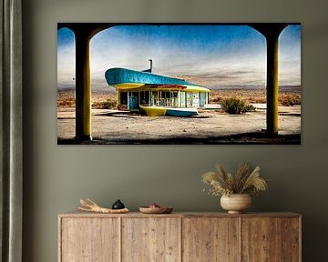 Abandoned 1950s restaurant along Route 66 by Harry Anders