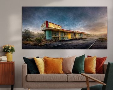 Abandoned 1950s motel along Route 66 by Harry Anders