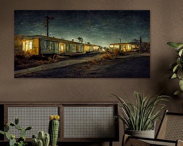Abandoned 1950s trailer park along Route 66 by Harry Anders