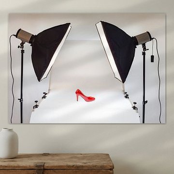 Fototafel voor productfotografie in de studio van Jan Schneckenhaus