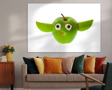 Lustiger Apfel - Yoda von Jan Schneckenhaus