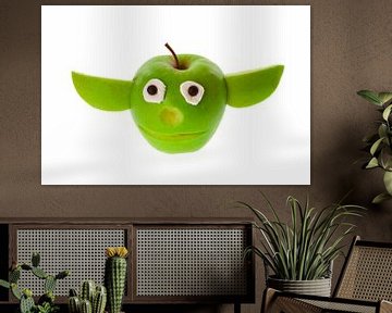 Grappige Appel - Yoda van Jan Schneckenhaus