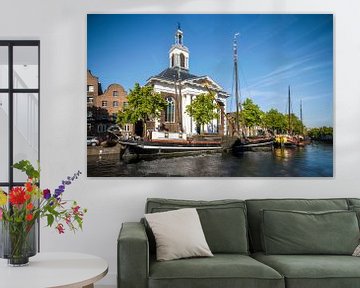 Long harbour in Schiedam, Netherlands by Brian van Daal