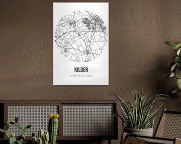 Kilder (Gueldre) | Carte | Noir et blanc sur Rezona