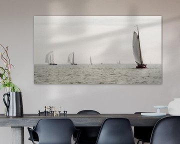 Sailing in a painting by Wil van der Velde