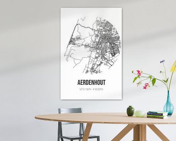 Aerdenhout (Noord-Holland) | Landkaart | Zwart-wit van Rezona