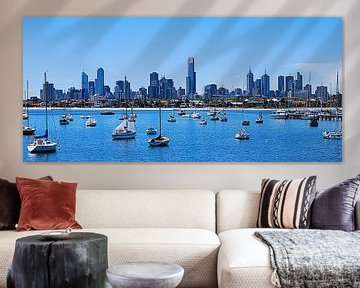 Die Skyline von Melbourne & St. Kilda - Australien, Victoria von Be More Outdoor