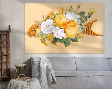 Blooming fish van Gisela - Art for you