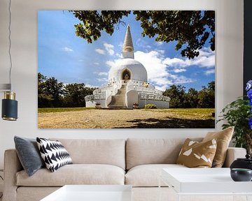 Zalaszántó Vredesstoepa, wit boeddhistisch gebouw