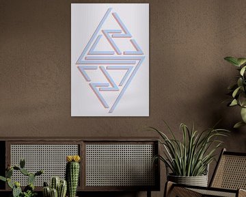 Diamant Eins von Drawn by Johan