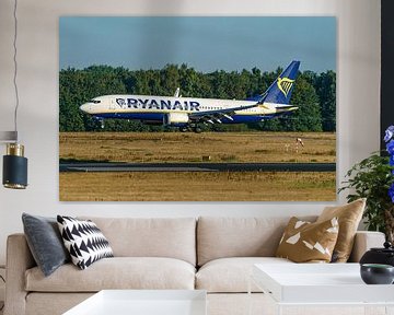 Ryanair Boeing 737-8-200 Max lands at Eindhoven. by Jaap van den Berg