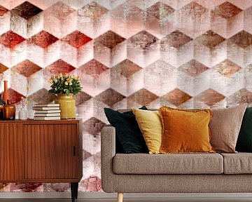 Scandinavisch Retro Abstractie Brons