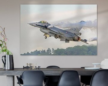 Laatste F-16 demokist van de Koninklijke Luchtmacht. van Jaap van den Berg
