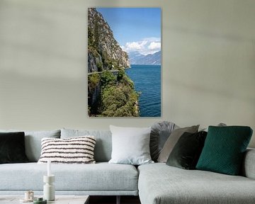 Lake Garda shore road by t.ART