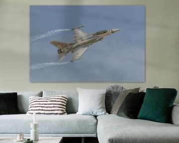 UAEAF Lockheed Martin F-16E in actie tijdens BIAS 2016. van Jaap van den Berg