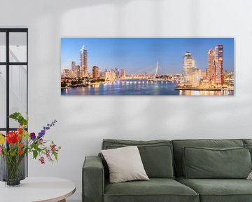 Rotterdam Skyline Panorama 2022 by Vincent Fennis