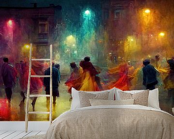 Dancing in the streets on a long summer night, part 3 by Maarten Knops