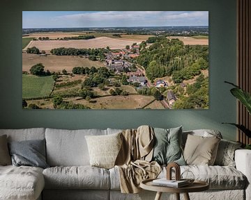 Panorama aérien de Winthagen dans le sud du Limbourg