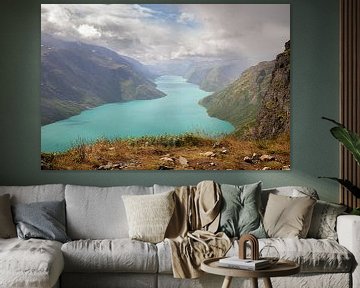 Le lac Gjende en Norvège sur Thomas Heitz