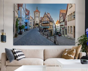 Plölein, Rothenburg ob der Tauber, Deutschland von Vincent de Moor