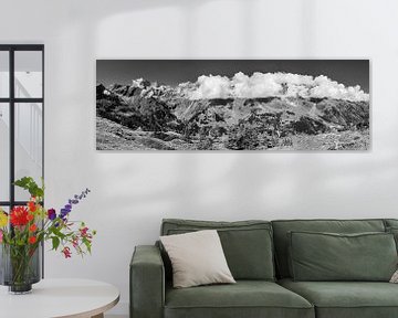 Großglockner Hochalpenstraße en noir et blanc sur Henk Meijer Photography