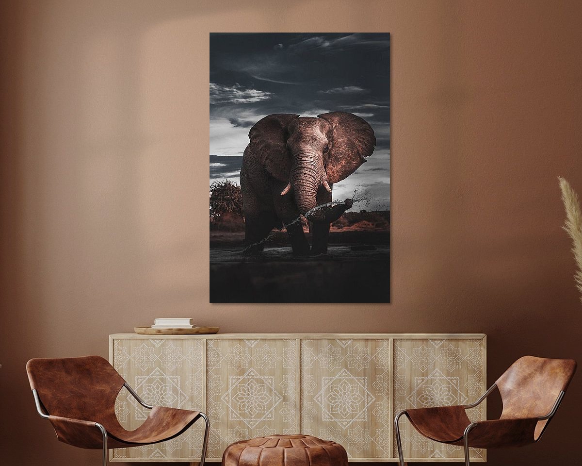 Example of the artwork in a room