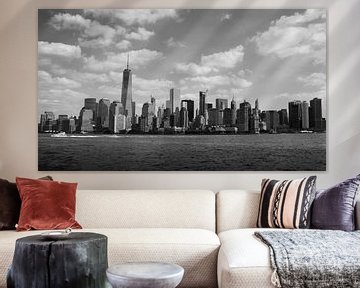 Lower Manhattan NYC en noir et blanc sur Thea.Photo