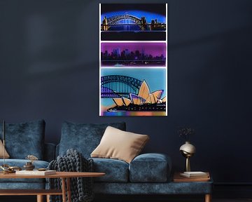 Sydney skyline van Niek Traas