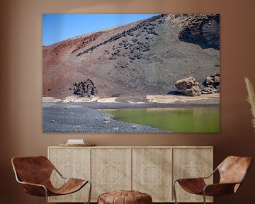 Lanzarote - Playa de Montaña Bermeja / Lago Verde van t.ART