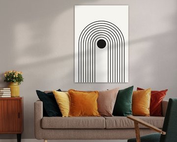 Retro 1920s vintage geometric shape in Bauhaus style 1_2 by Dina Dankers